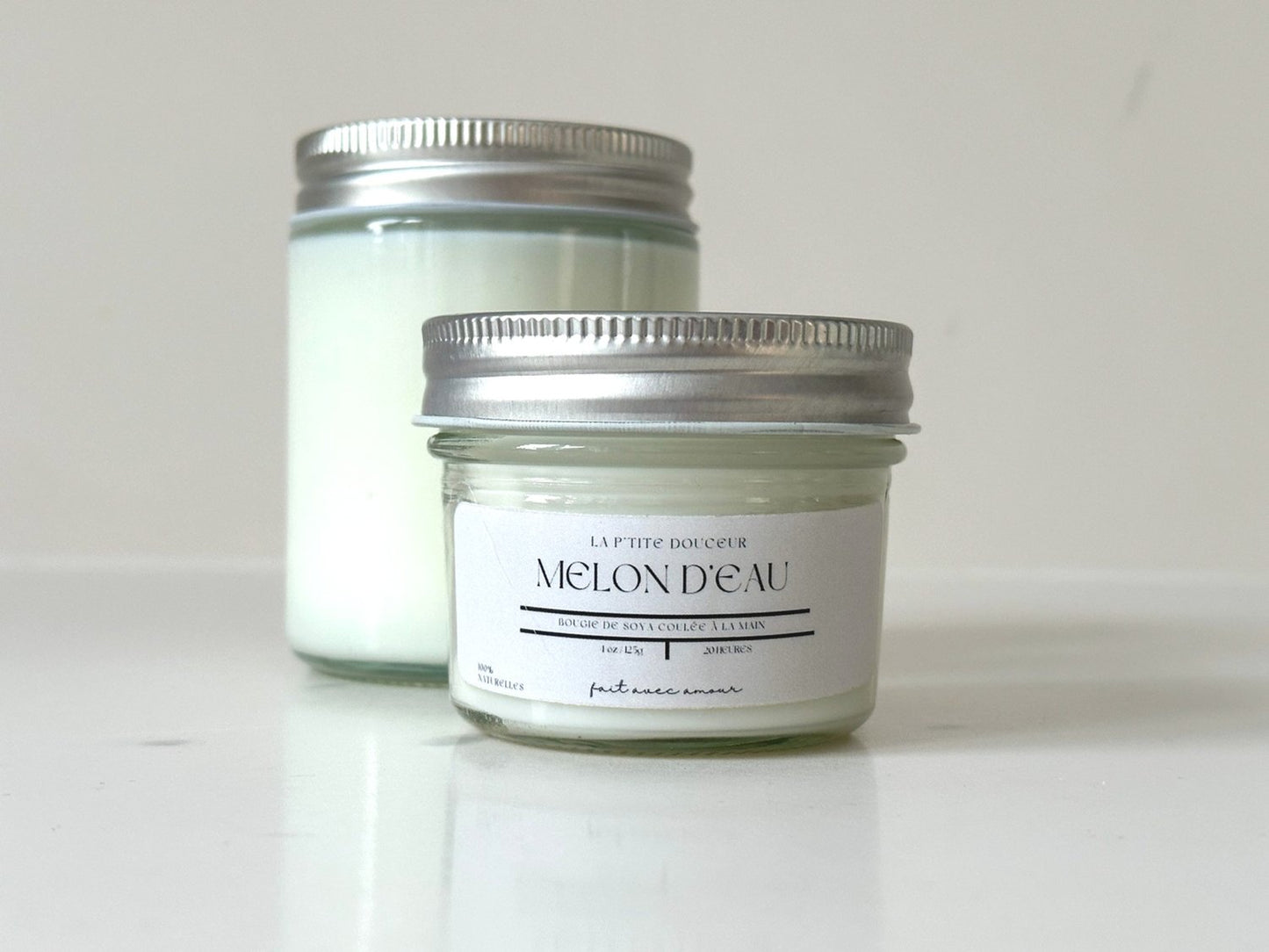 Bougie - Melon d'eau - 4oz - La P'tite Douceur