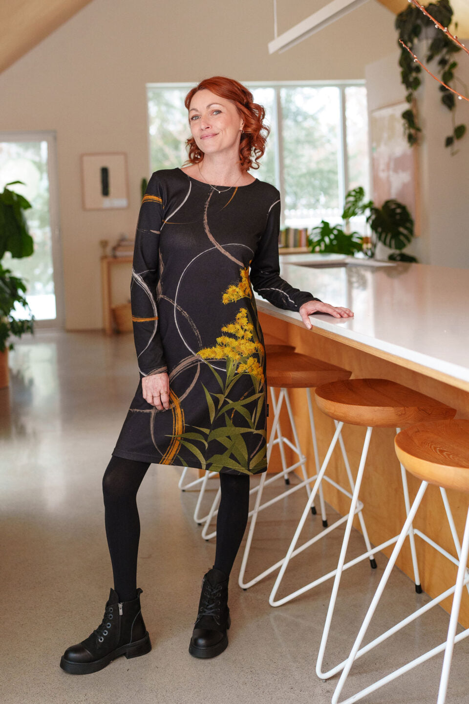 Robe flore Verge d'or