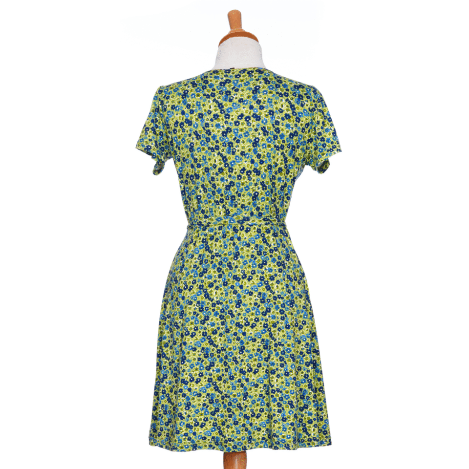 Robe Margarita vert et bleu