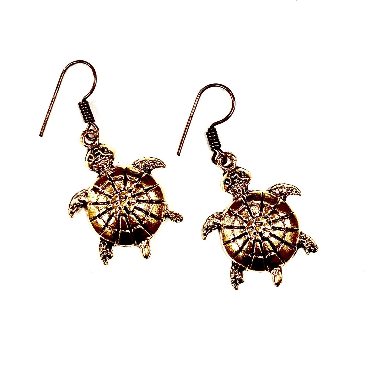 C24 Earrings - Gold Turtle
