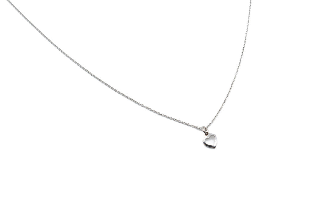 Collier P'tit Coeur - Rouge - Rouge Argent 9.25