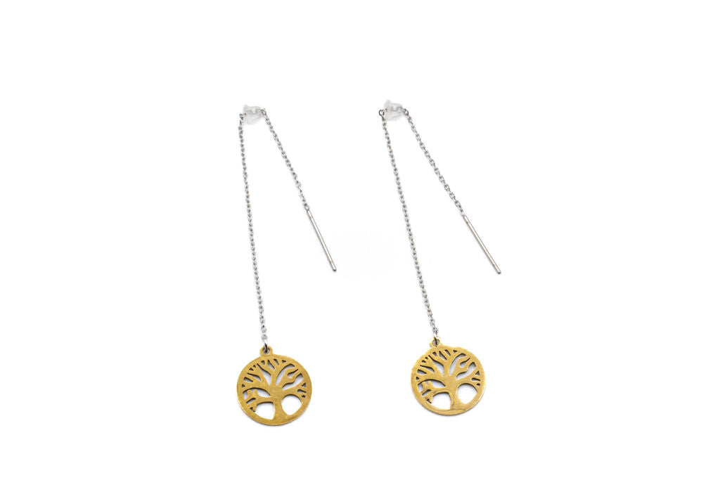 Bo Arbre de Vie Longue - Or - Rouge Inox