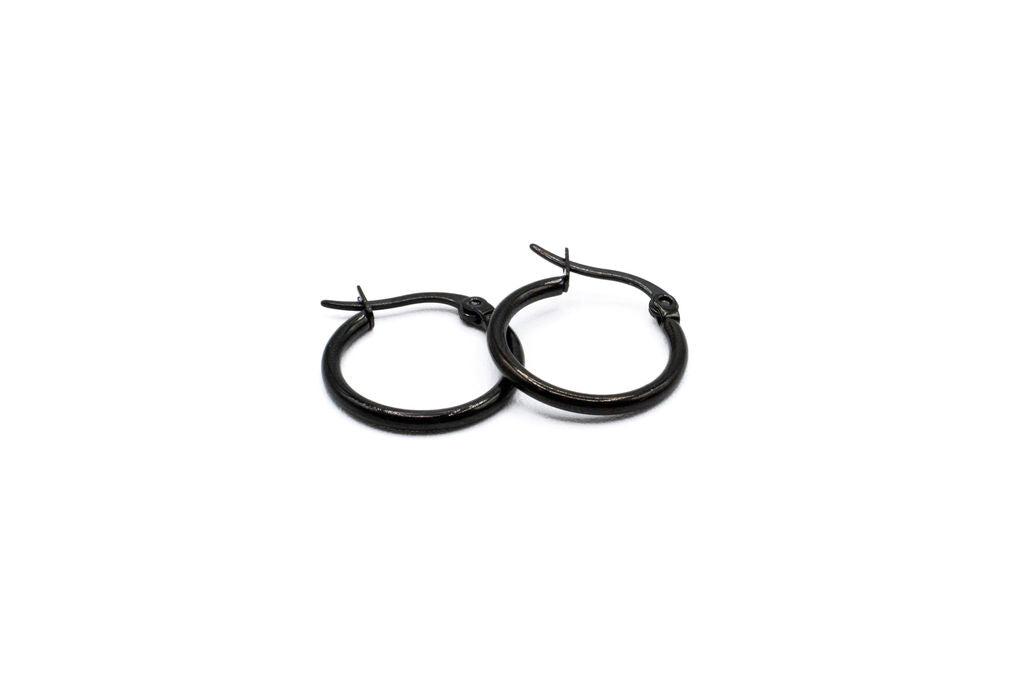 Bo Circle - Black - Red stainless steel