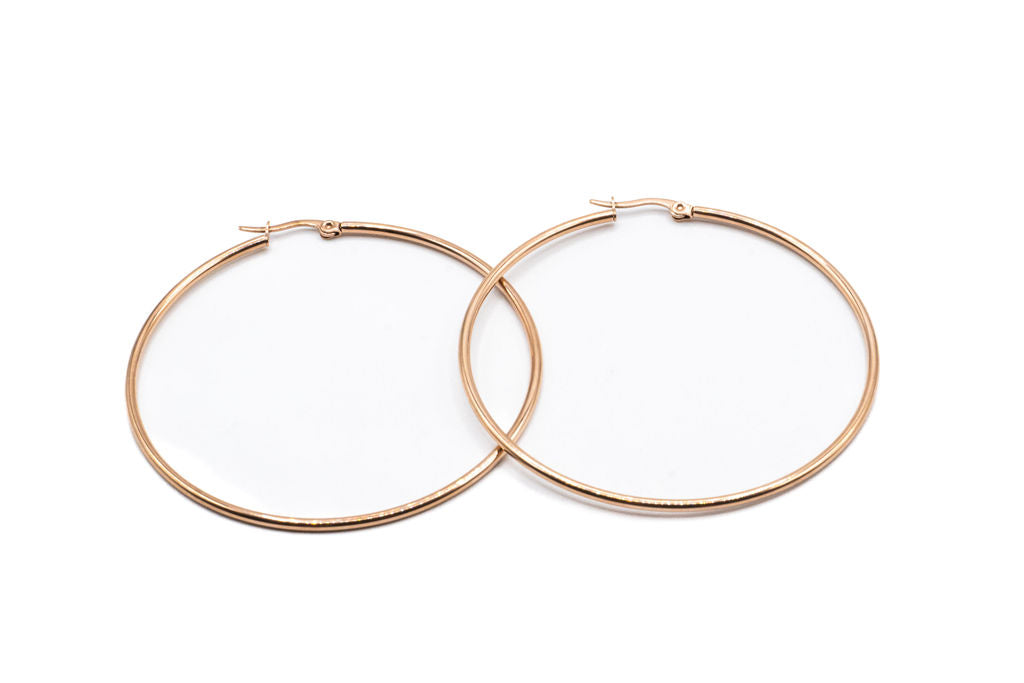 Bo Cercle - Rose gold - Stainless steel red