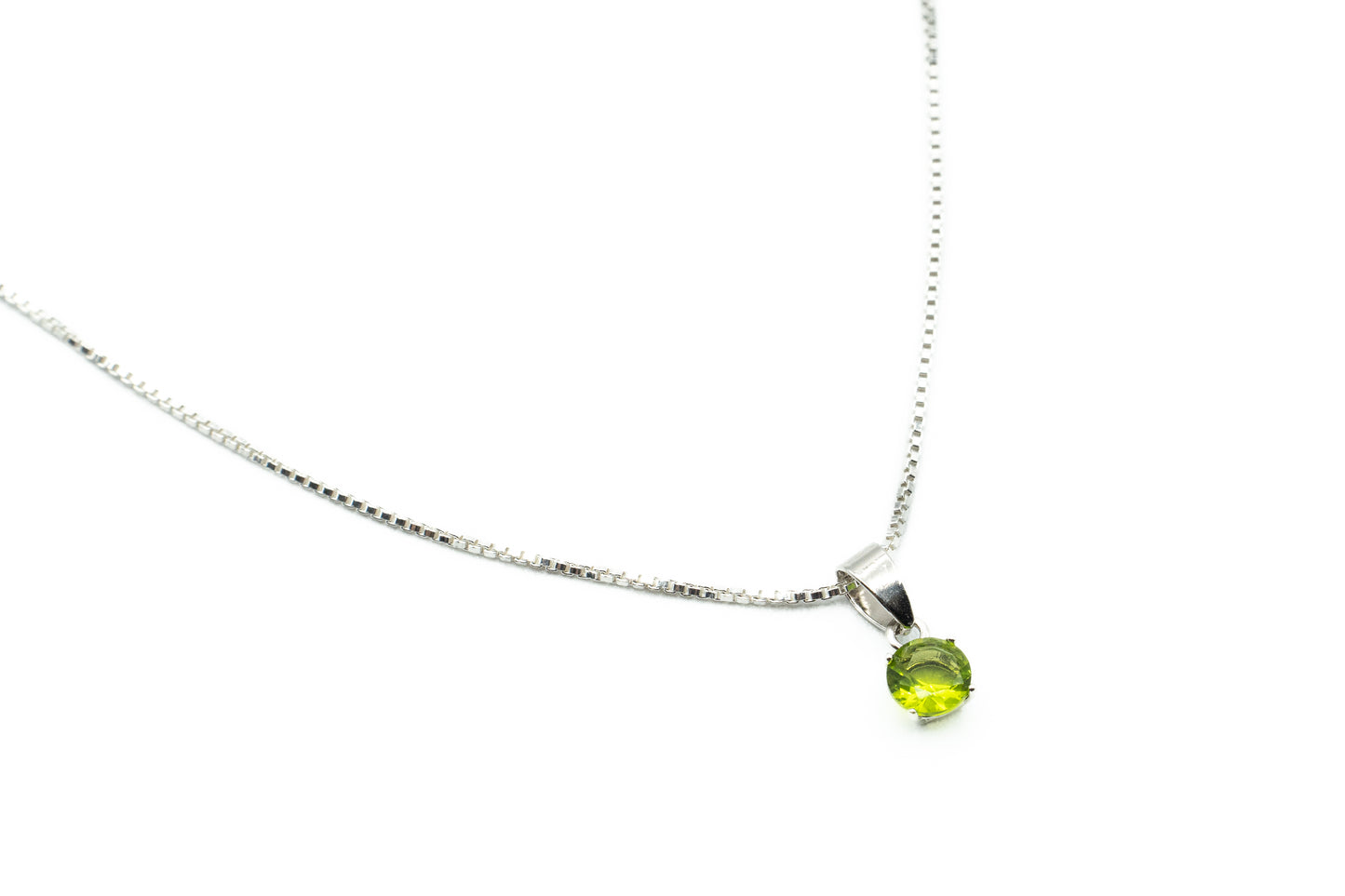 Collier - Vert - Argent - Rouge Argent 9.25