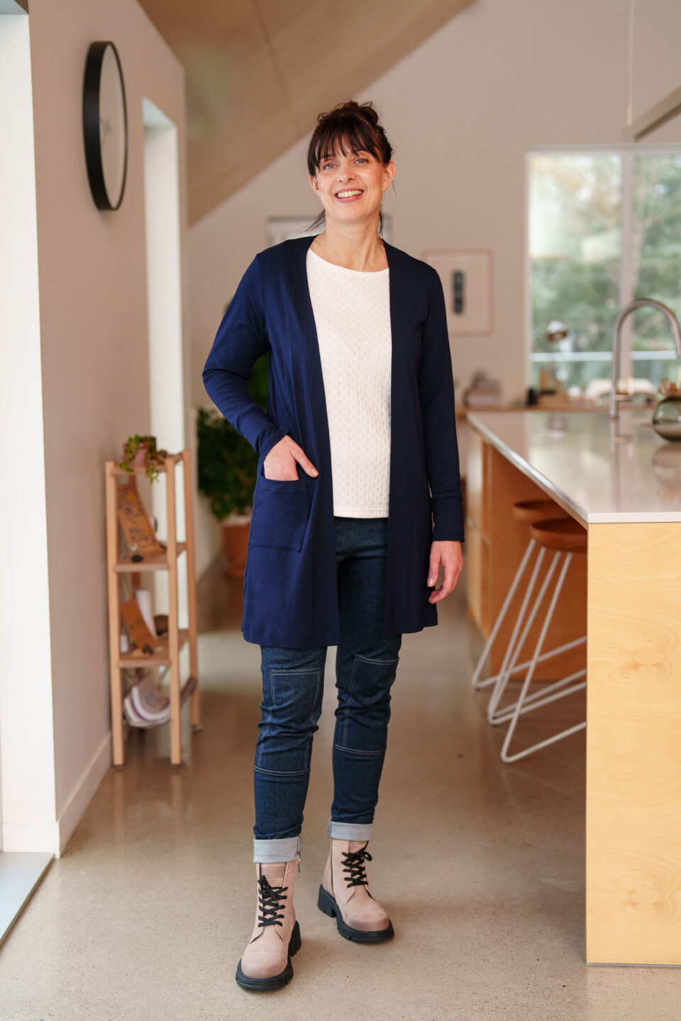 Pantalon cyprès Bleu denim