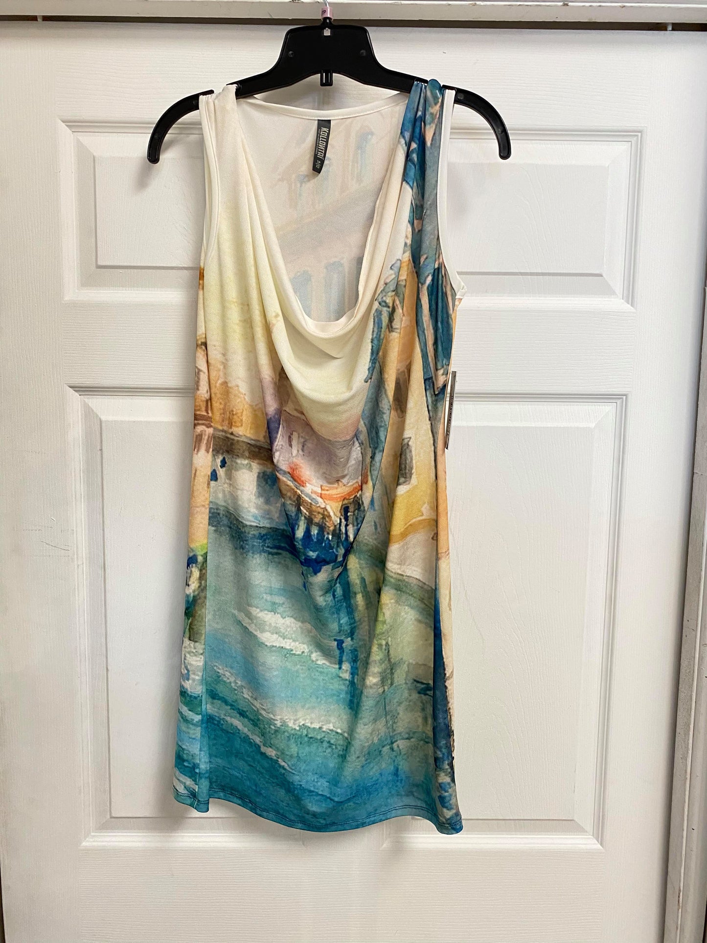 Robe d'été imprimé vue sur l'eau 11-237 - Kollontaï