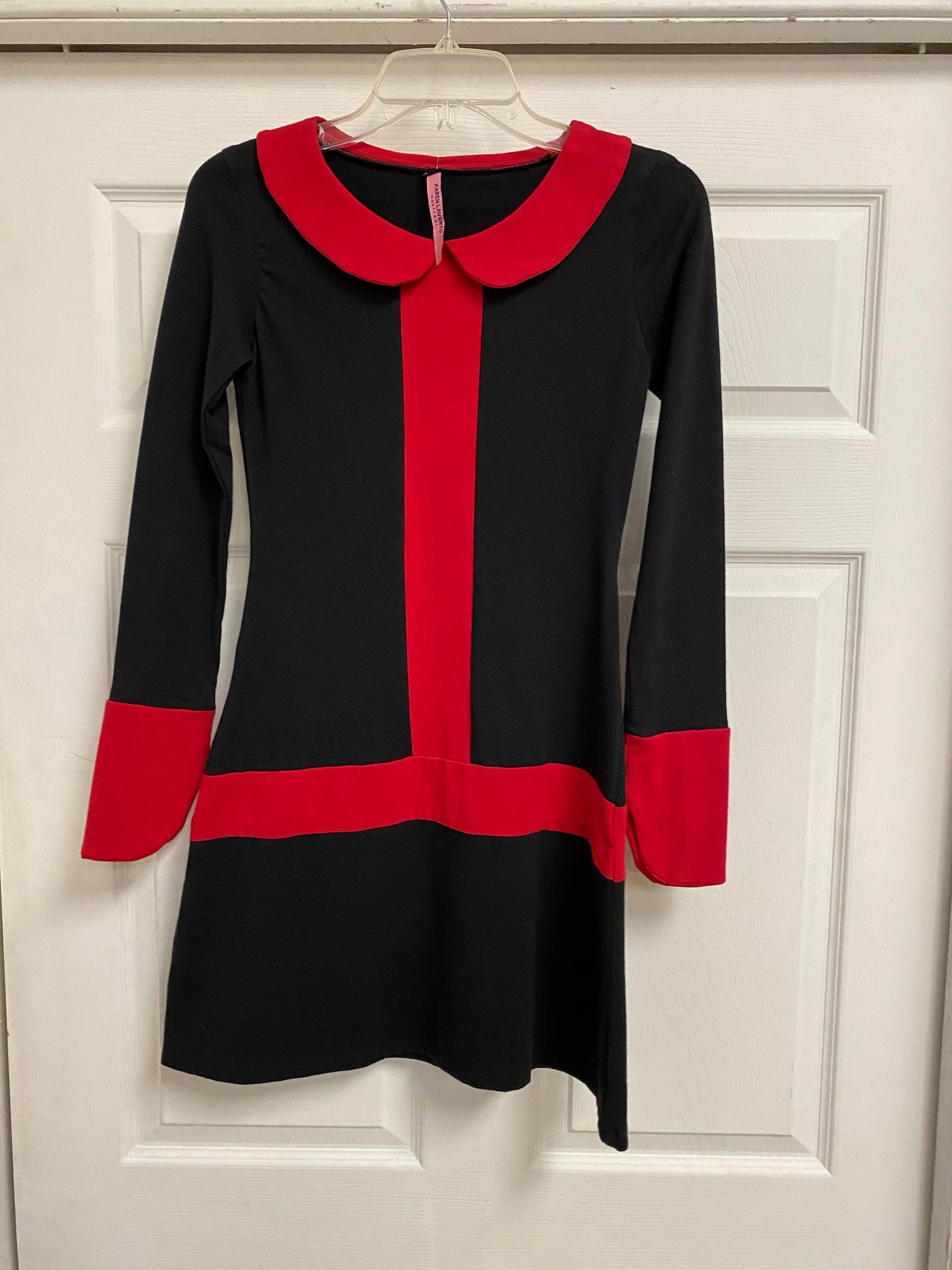 Tunique Noir et Rouge - Karen Lavertue