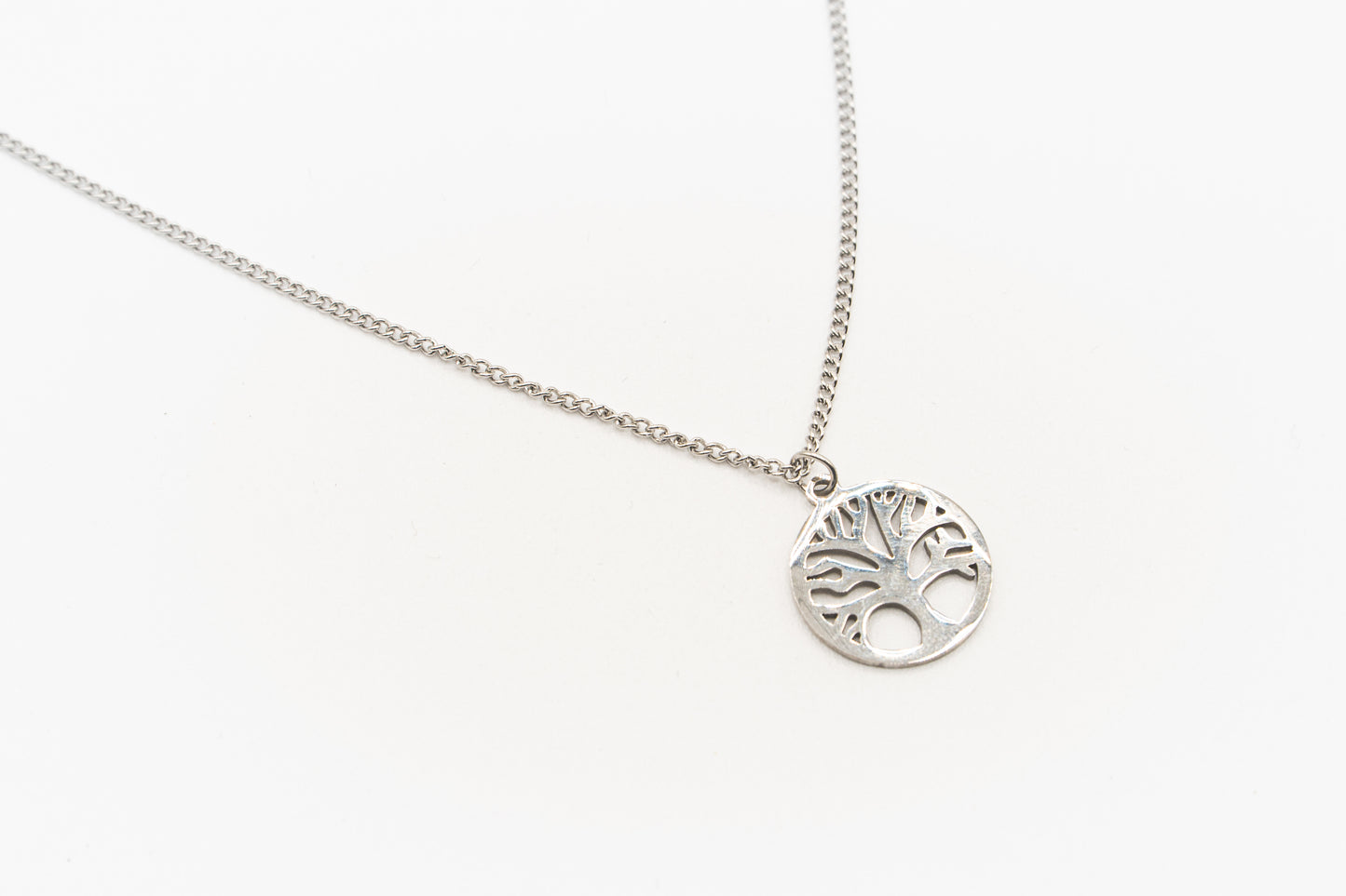 Collier Arbre de Vie Argent - Rouge Inox