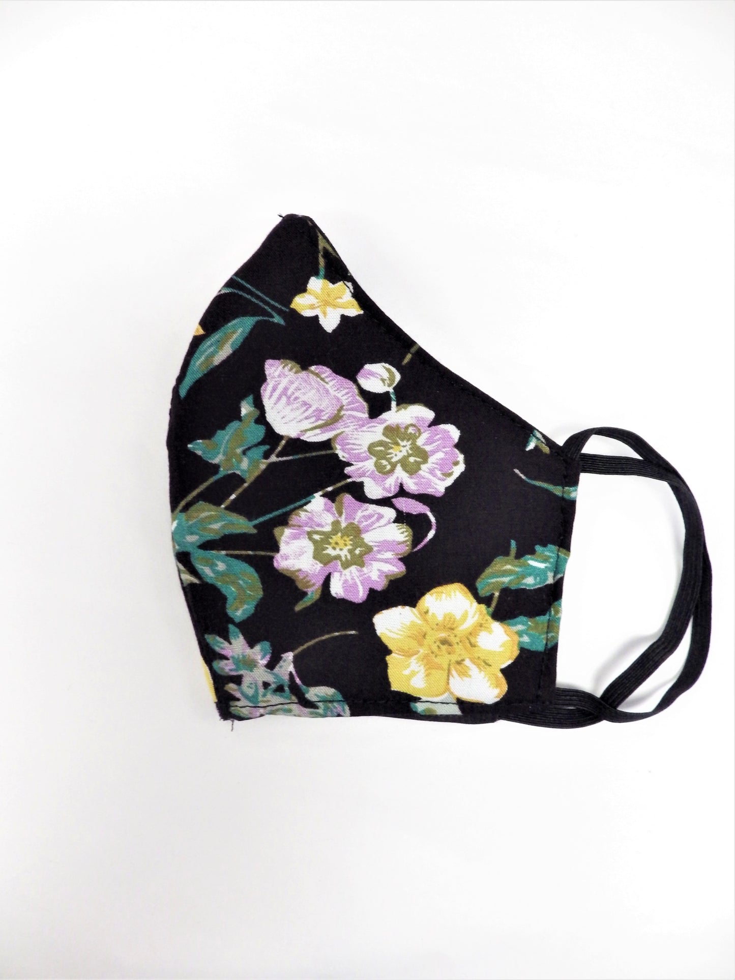 Black & yellow and purple flowers