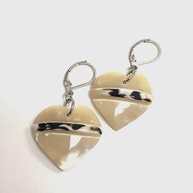 Boucles d'oreilles coquillage RA40 - Rouge Aventure