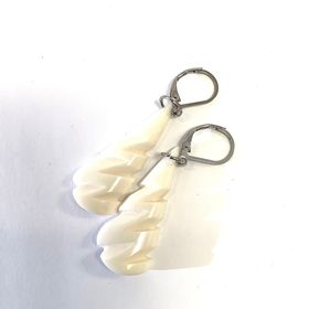 Boucles d'oreilles coquillage RA35 - Rouge Aventure