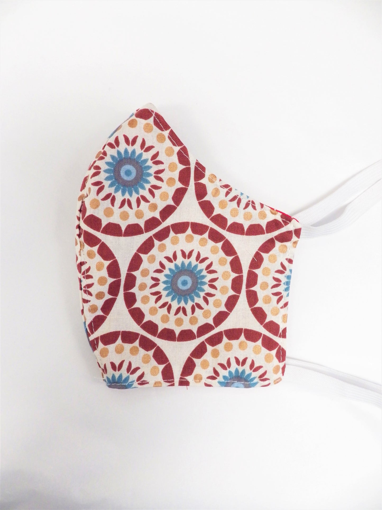 Blanc & motifs kaléidoscope