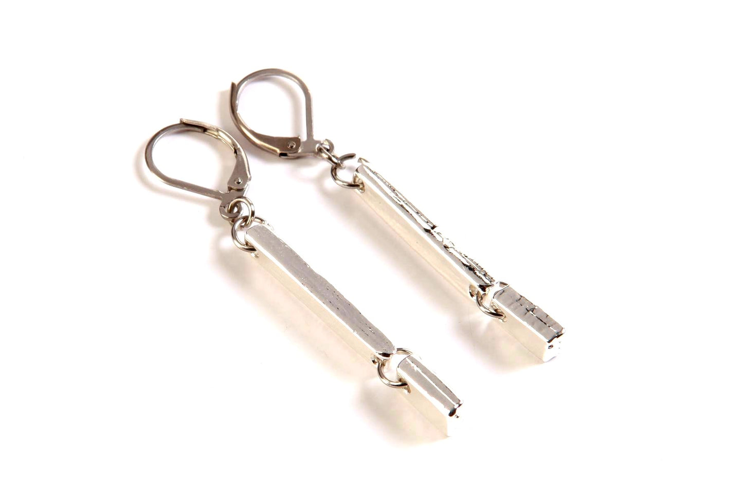 Hanging from the ear Doublette Large Small Stem - Red Jewelry