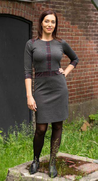 Robe Mignonette gris - Ann Design