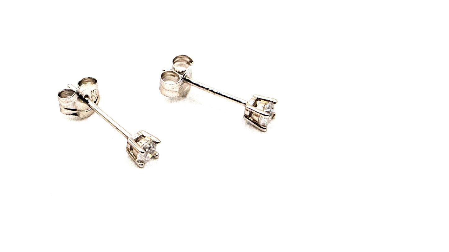 Boucles d'oreilles Éclat - Rouge Argent 925