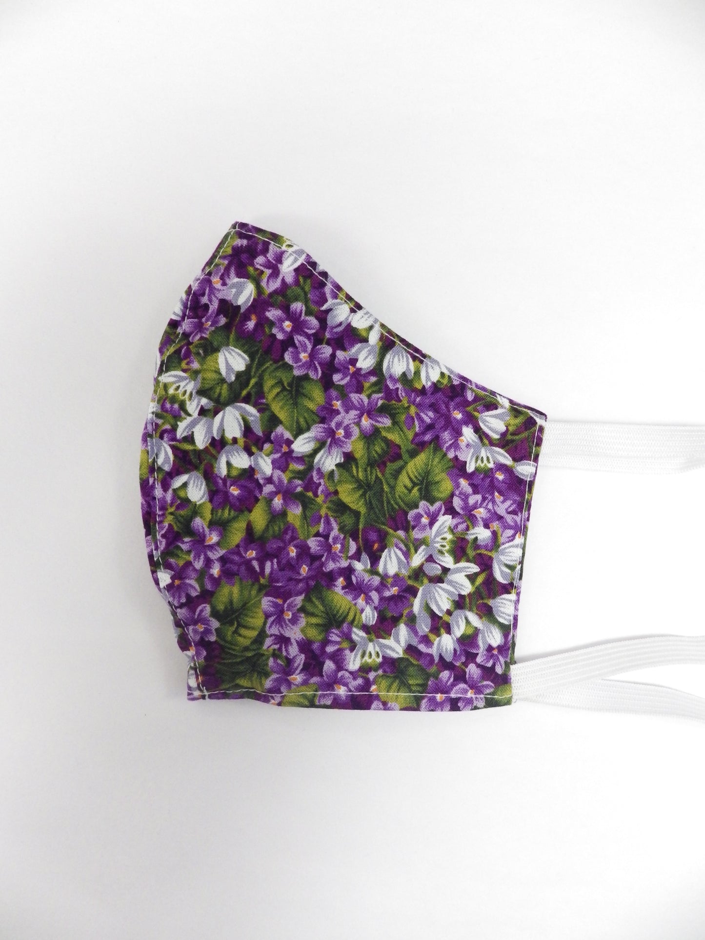 Purple and white flowers