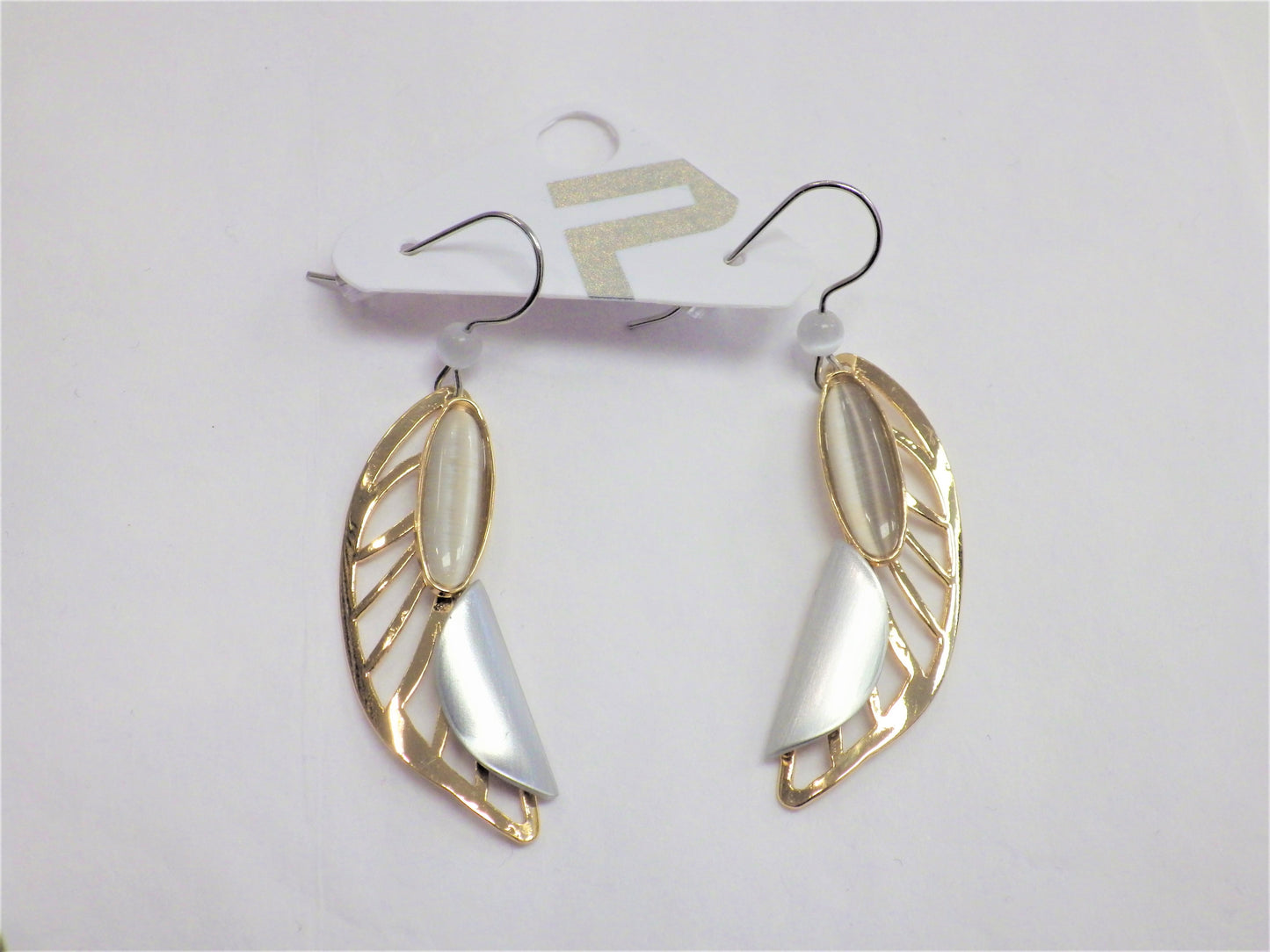 Boucles d'oreilles longues or - Christophe Poly