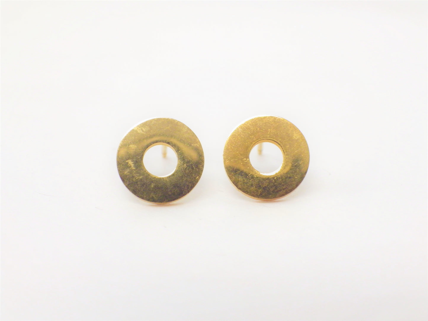 BO Small Round Stainless Steel Gold - Red Stainless Steel