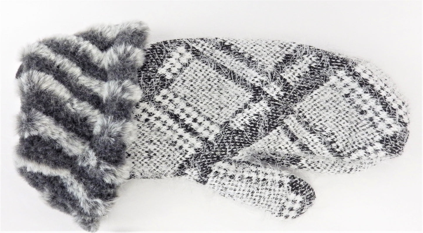 Mitaine hiver poilu - Baluchon