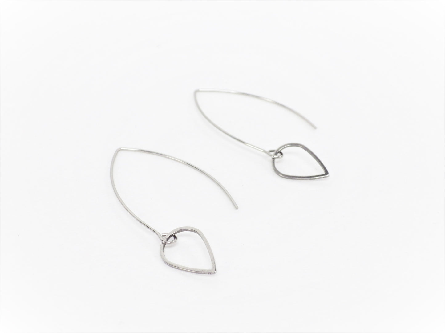 BO Stem with Stainless Steel Teardrop - Stainless Steel Red