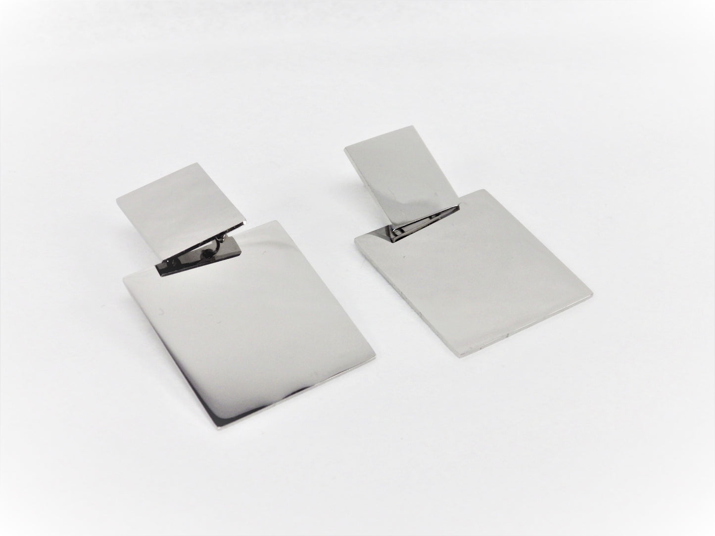 BO Double suspended square stainless steel - Red stainless steel