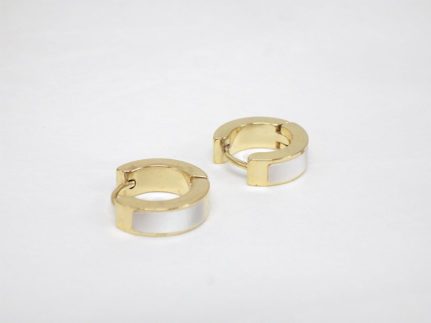 BO anneau or et brume - Rouge Inox