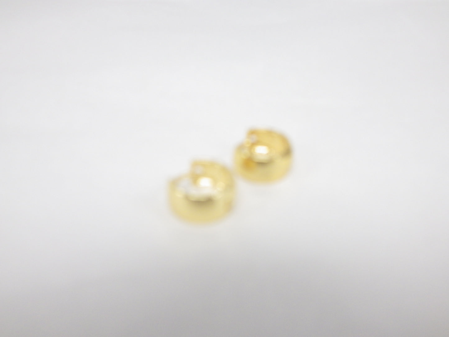 BO anneau courbé or - Rouge Inox