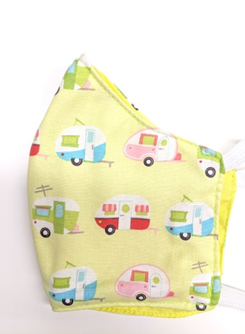 Jaune & roulottes de camping