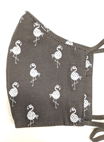 Black & white flamingos