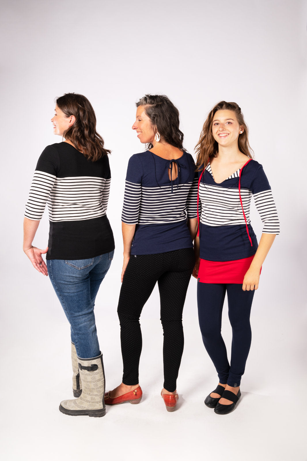 Chandail Eva Marine et Rouge - MarieC