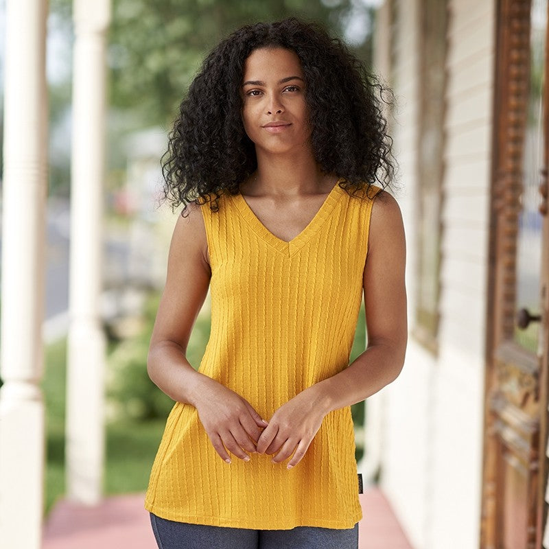 Cami Réversible Énergie jaune or