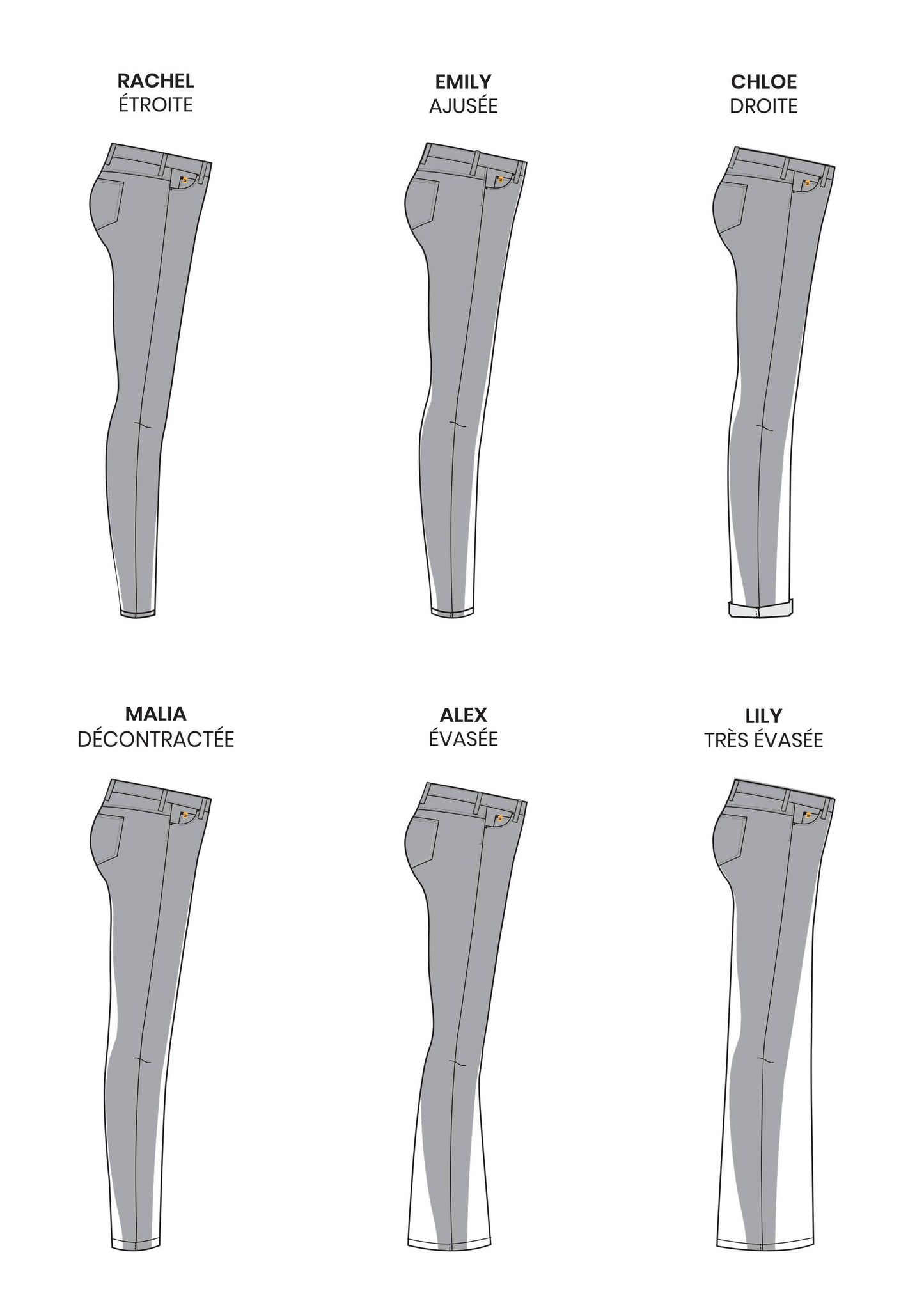 Chloé Marble Gris 1551 - Yoga Jeans