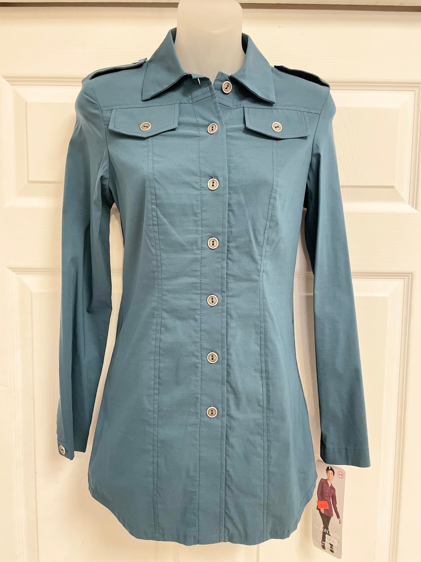 Chemise Military Bleu - Luc Fontaine