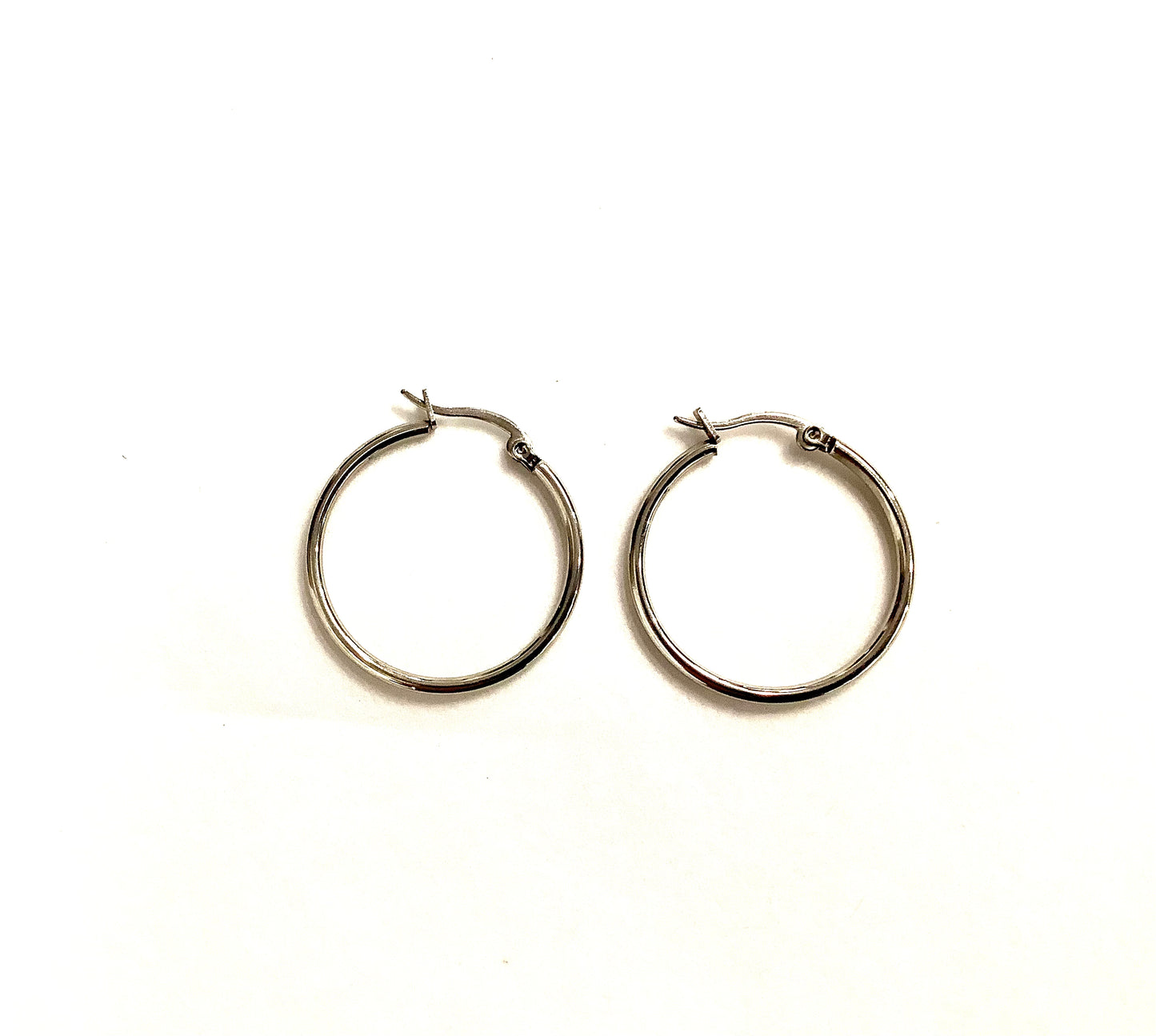 Silver Rings - Red Stainless Steel