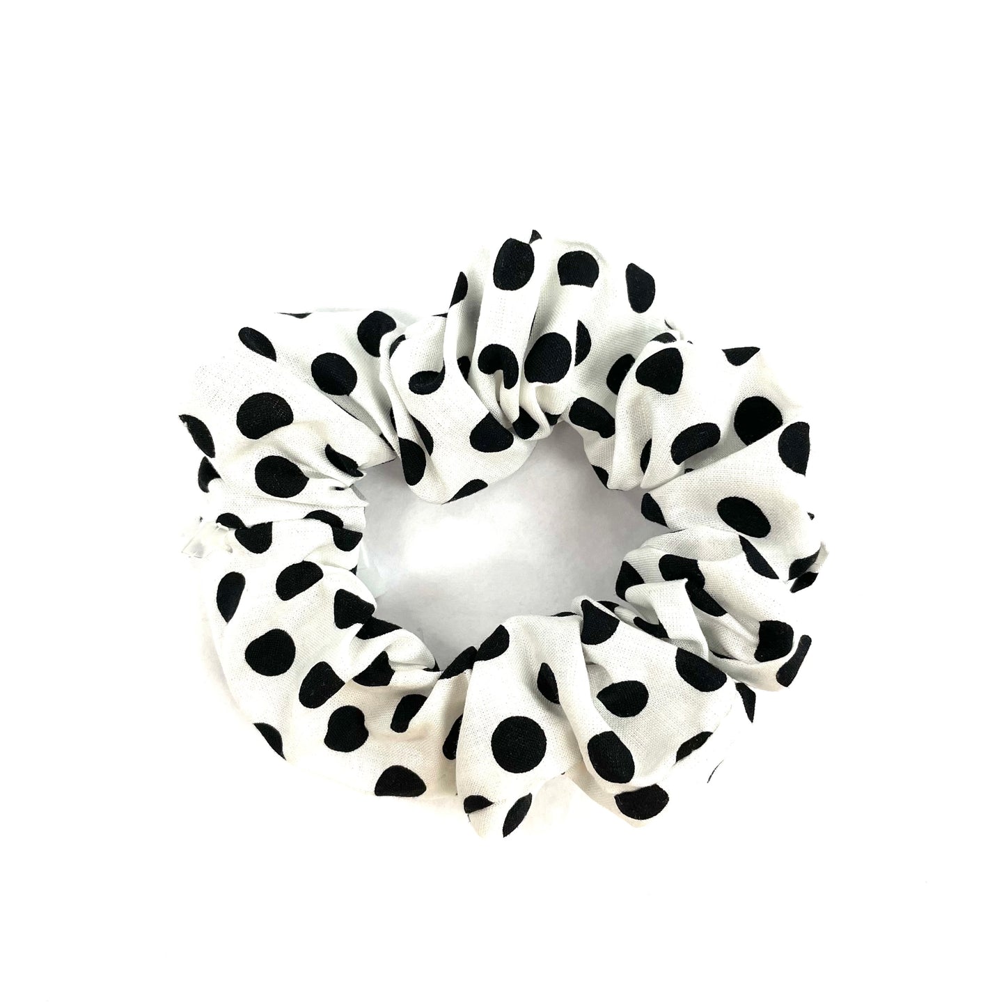 Chouchou Blanc Pois Noir - Rouge Canapé