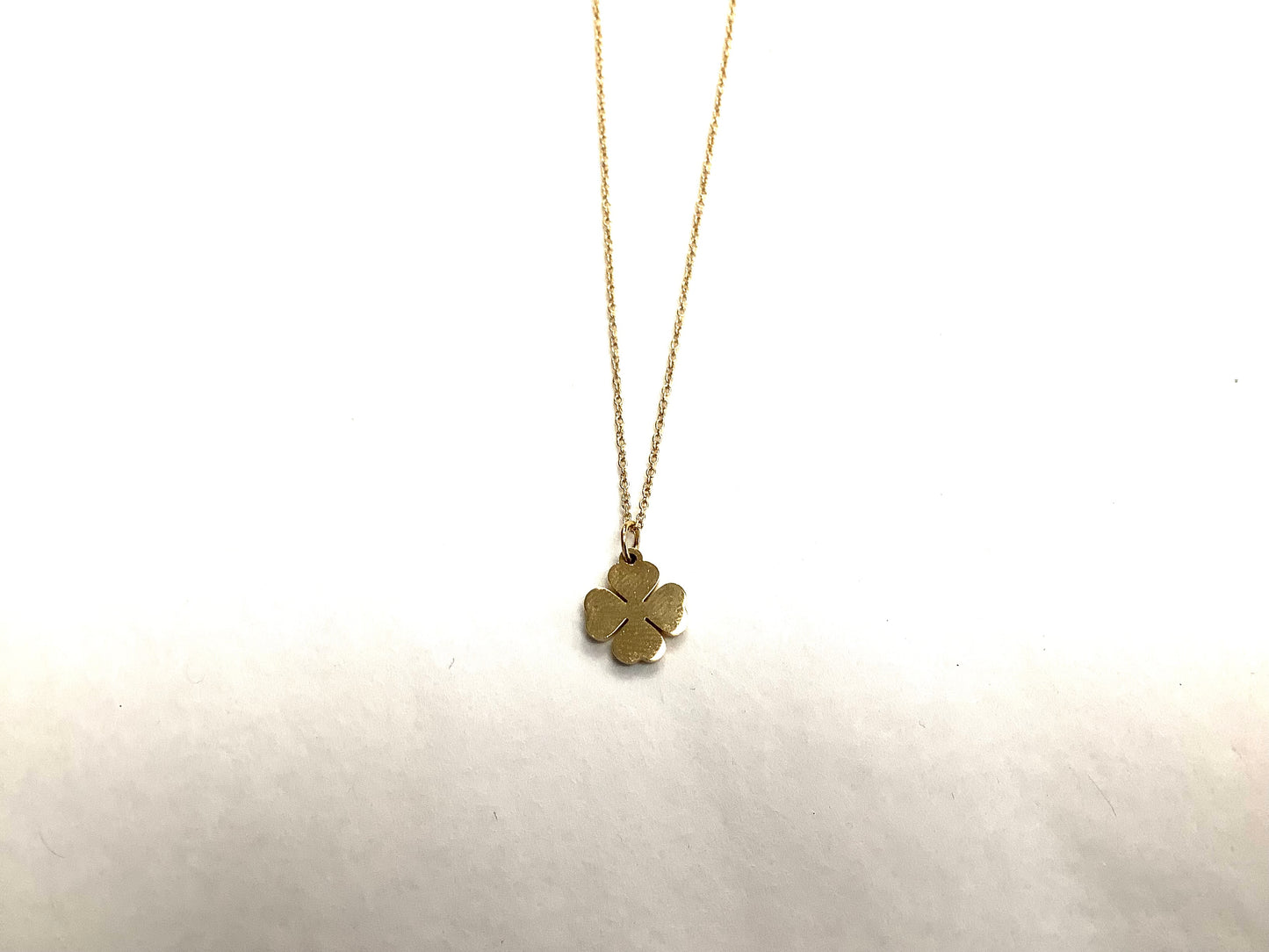 Collier Chance or - Rouge Inox