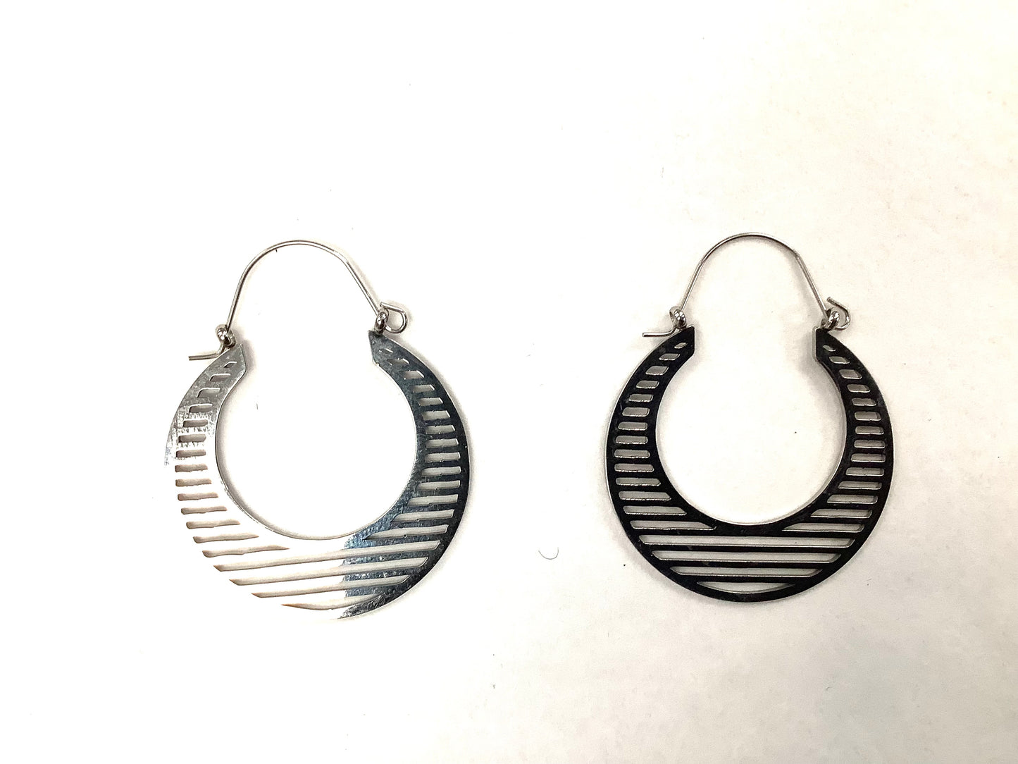 Boucles d'oreilles Rayée - Création Fish