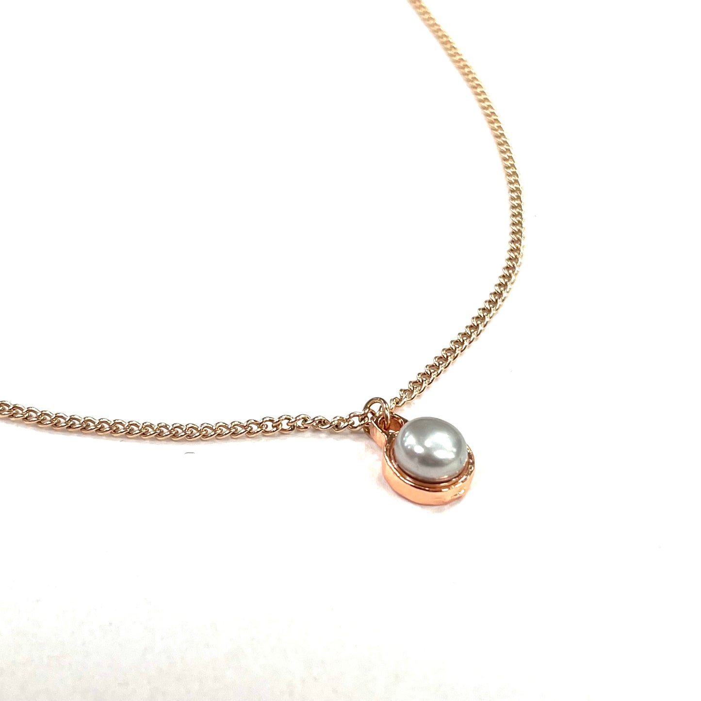 Pearl Circle Necklace - Red Jewelry