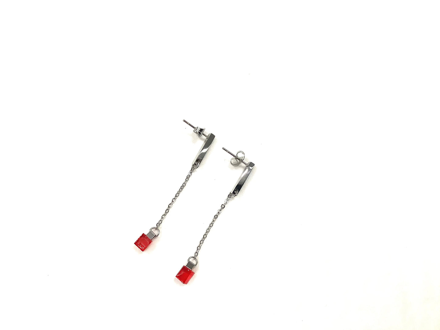 Boucles d'oreille Simply sur chaîne - Créart