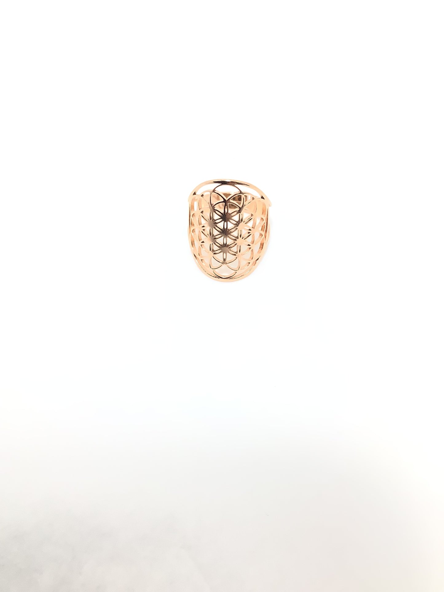 Bague - Fleur de Vie - Or rose - Création Fish