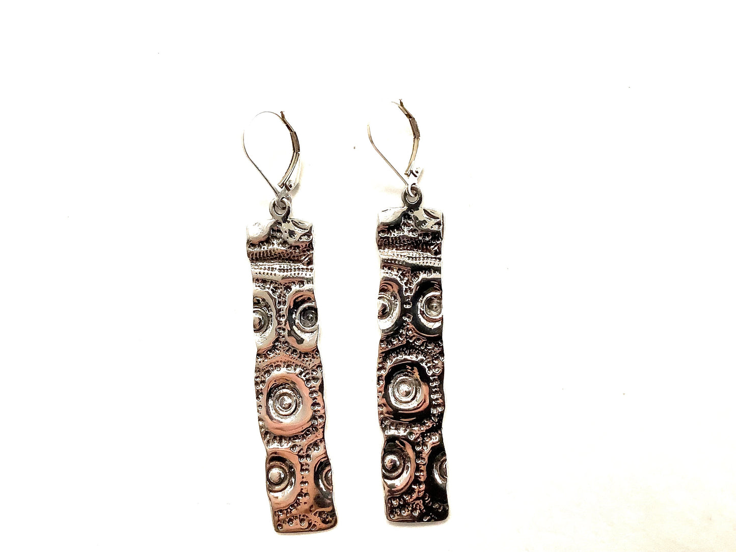 Boucles d'oreilles Rectangles de mer - Marie-Ève Bordeleau