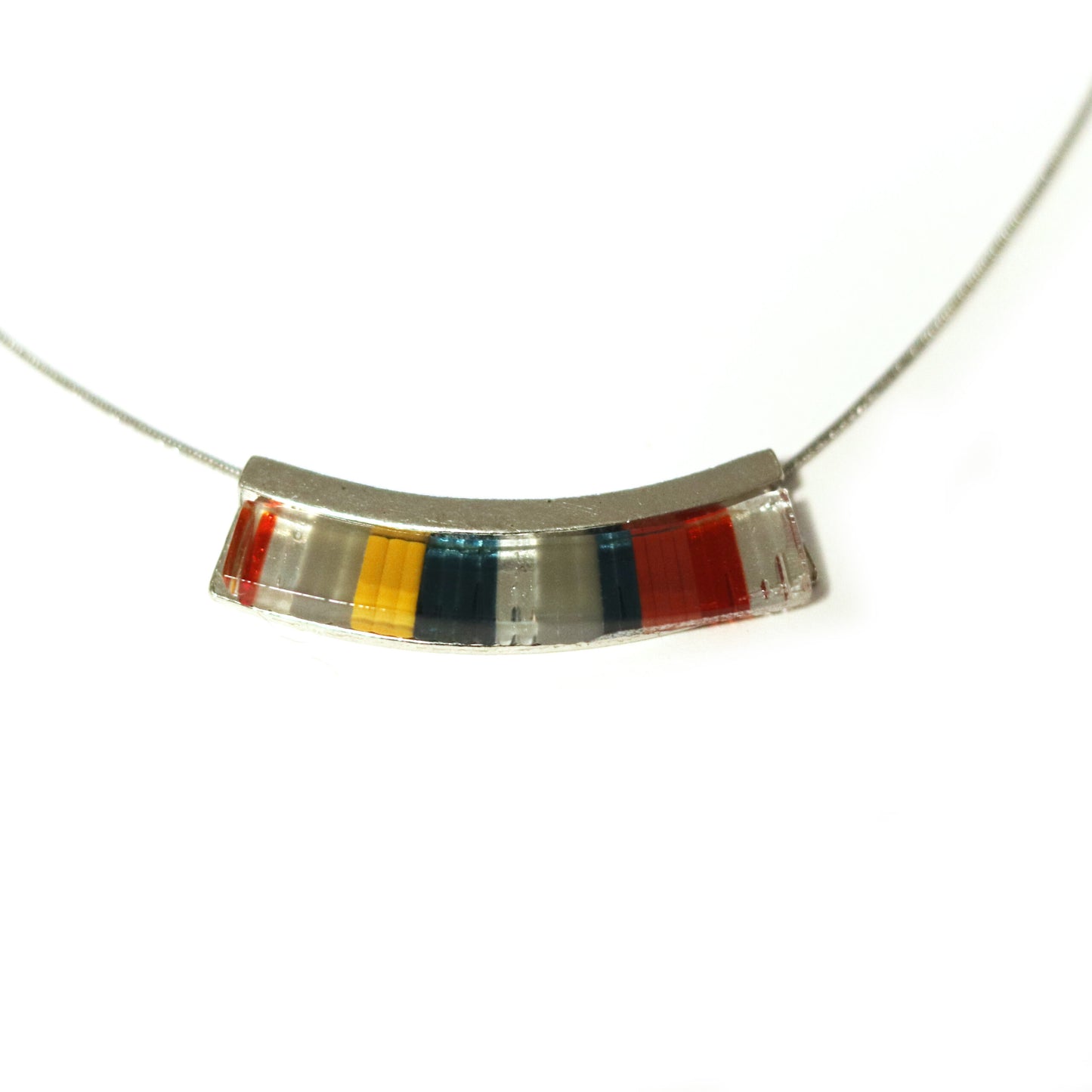 Collier pendentif Axia simple - Créart (plusieurs couleurs disponibles)