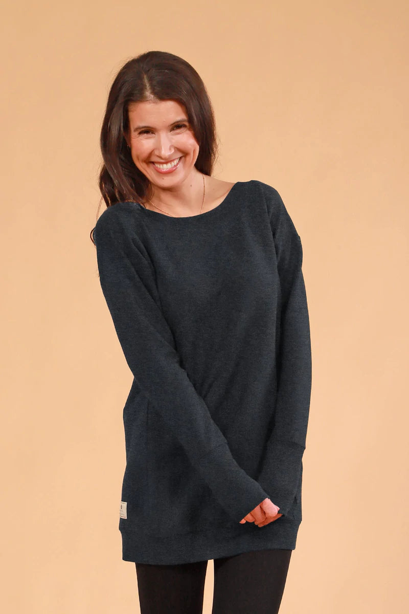 Robe Tofino Météorite (charcaol) - Rose Buddha