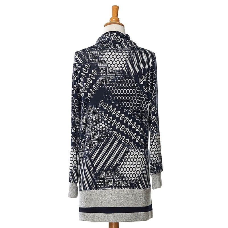 Navy Nordic Tunic - Nothing Gets Lost