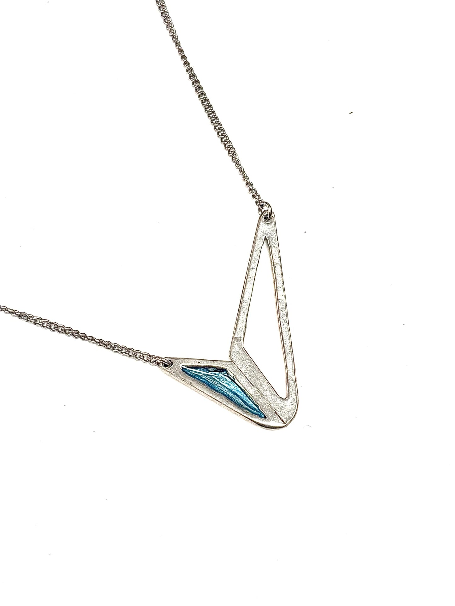 Collier Formes Géométriques Argent 1 - Rouge Bijoux - (plusieurs couleurs)