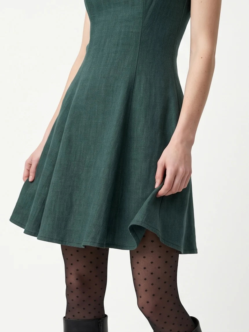Robe Lucie - Vert  - Kollontai