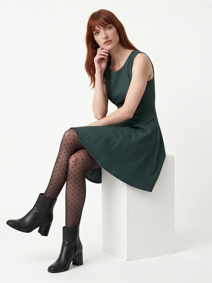 Robe Lucie - Vert  - Kollontai