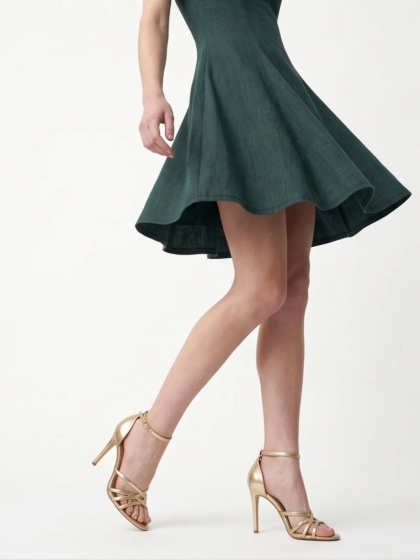 Robe Lucie - Vert  - Kollontai