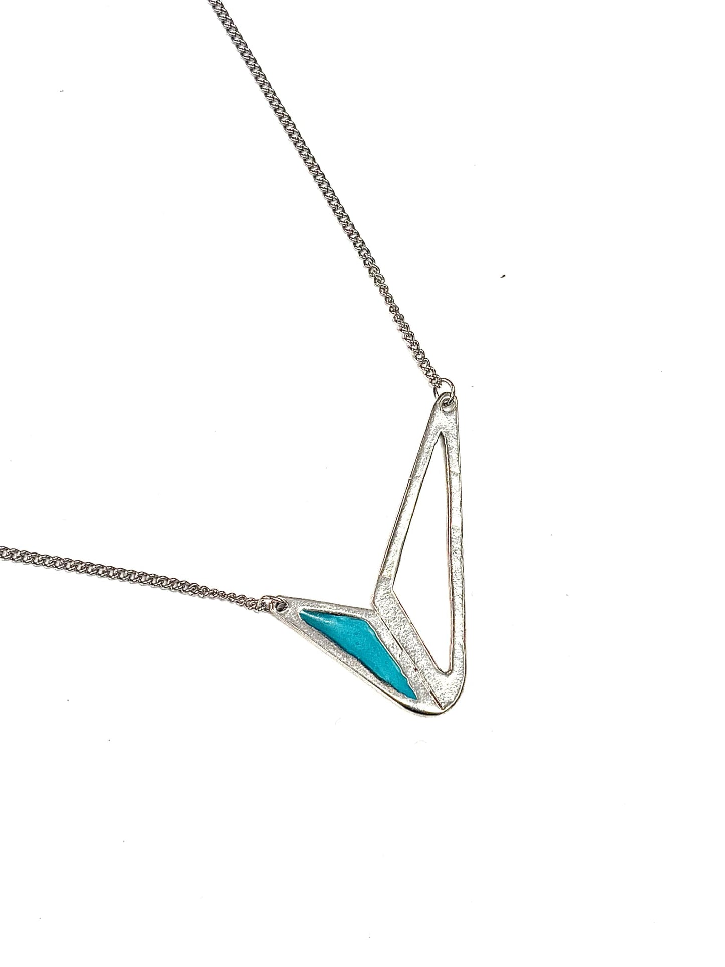 Collier Formes Géométriques Argent 1 - Rouge Bijoux - (plusieurs couleurs)